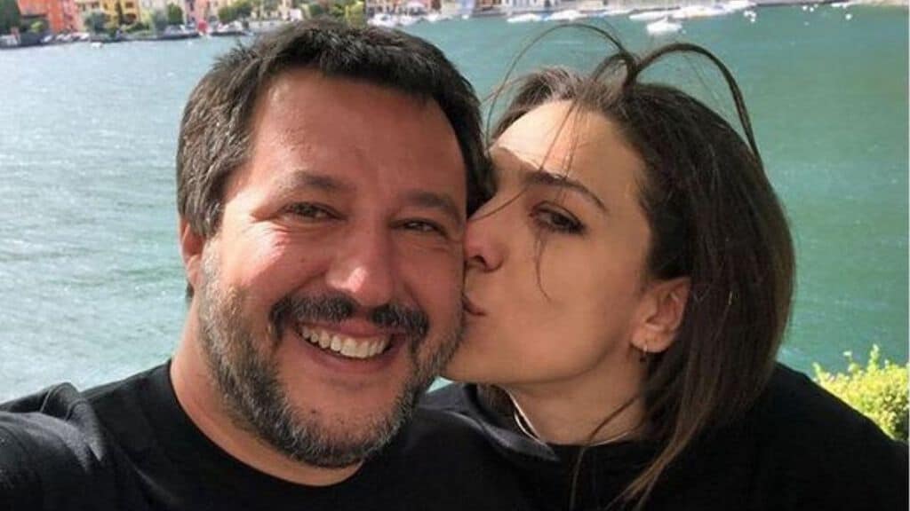 matteo salvini e francesca verdini