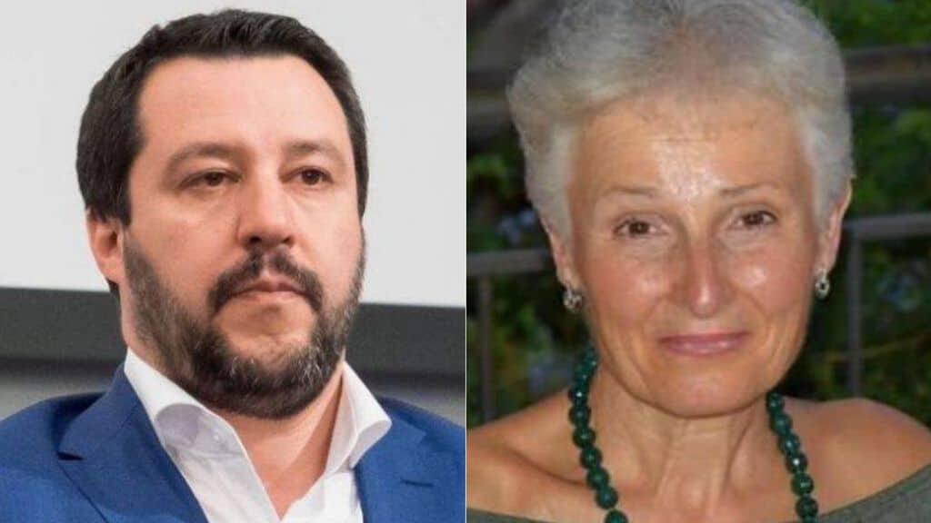 matteo salvini e rosa maria dellaria