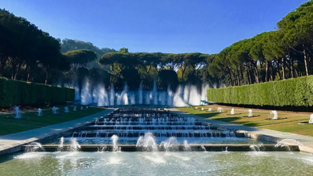 fontana dela mostra oltremare