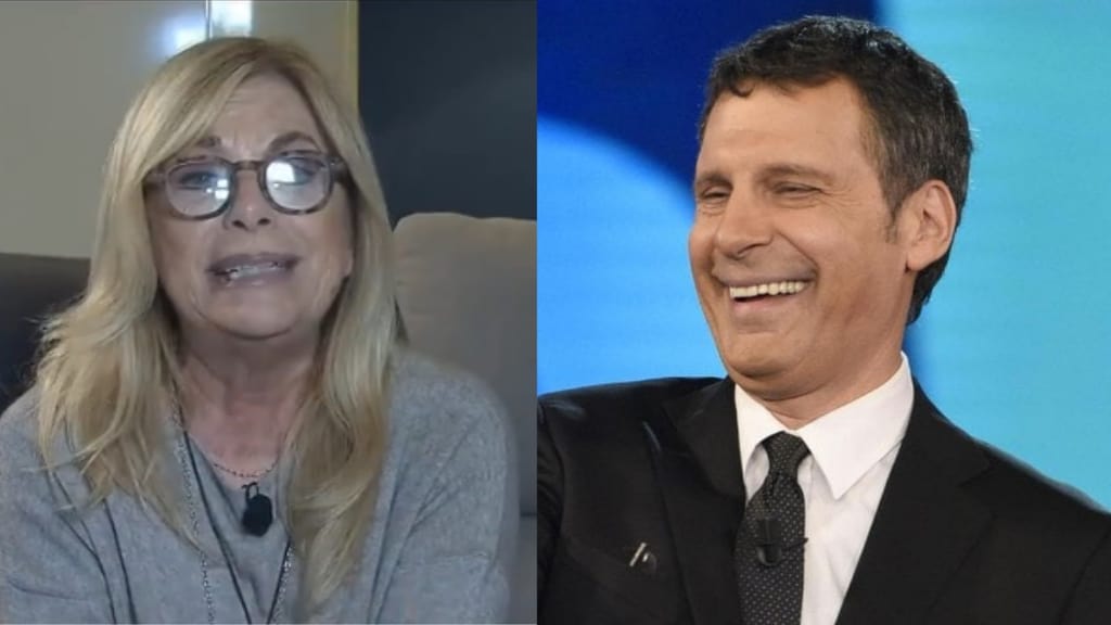 rita dalla chiesa e fabrizio frizziprimo piano di