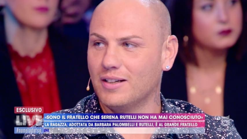 Il fratello di Serena Rutelli ospite a Live