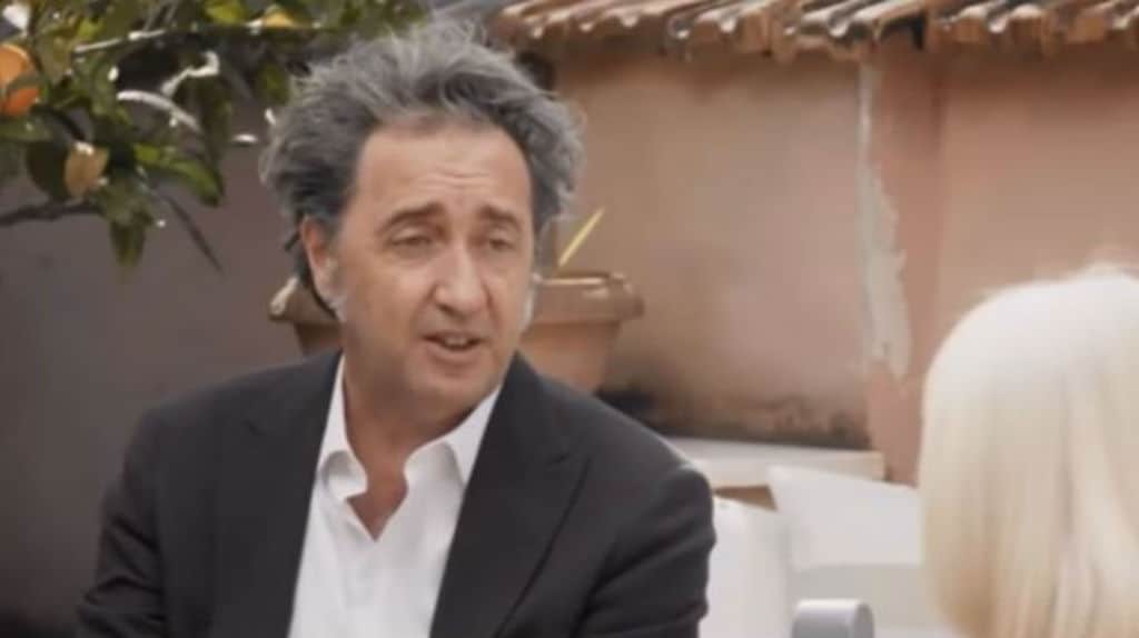 Paolo Sorrentino da Raffaella Carrà nella trasmissione A raccontare comincia tu