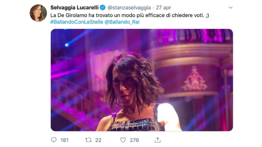 tweet selvaggia lucarelli nunzia de girolamo