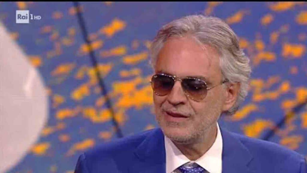 Primo piano di Andrea Bocelli