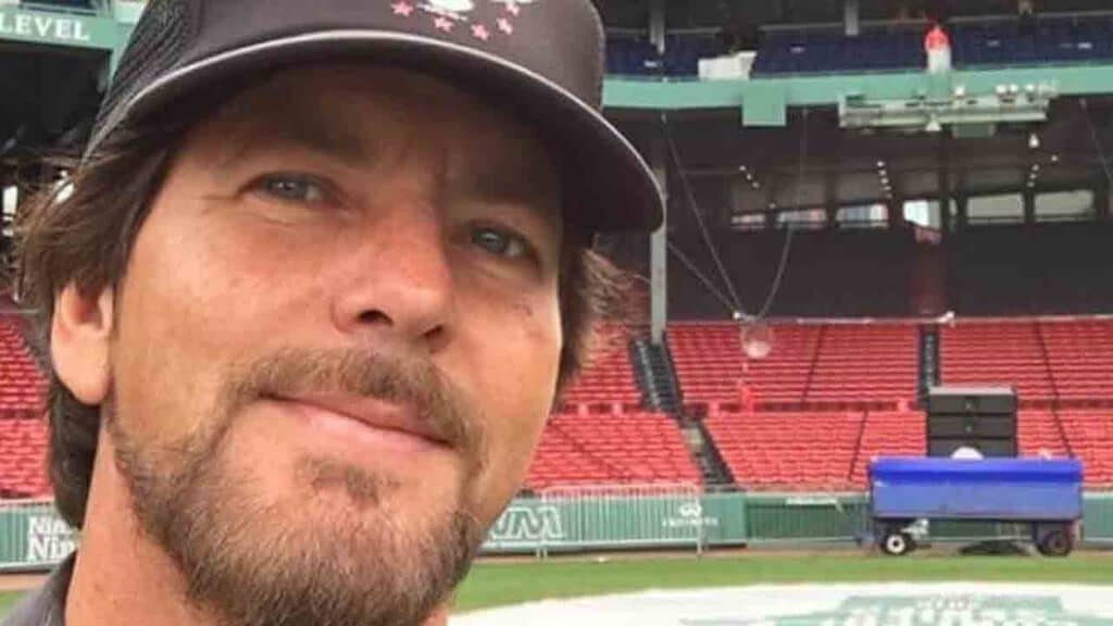 Primo piano di Eddie Vedder