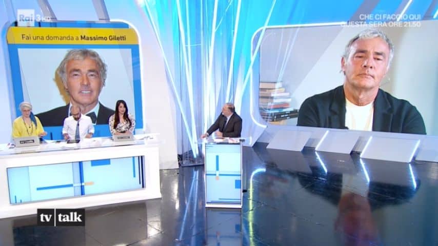 La domanda social per Massimo Giletti. Immagine: Puntata di Tv Talk