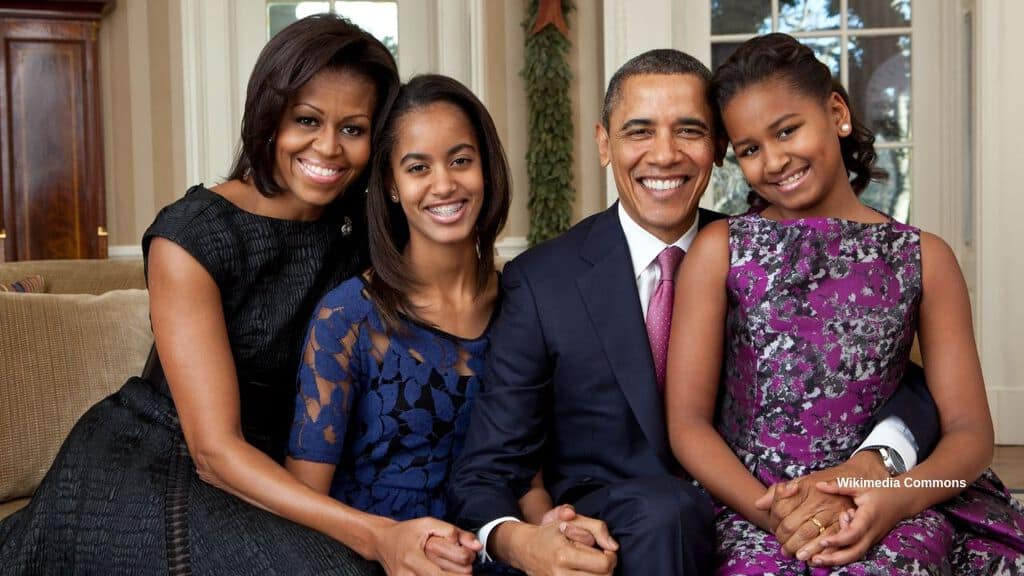 La famiglia Obama sarà ospite questo weekend di George Clooney (Wikimedia Commons)