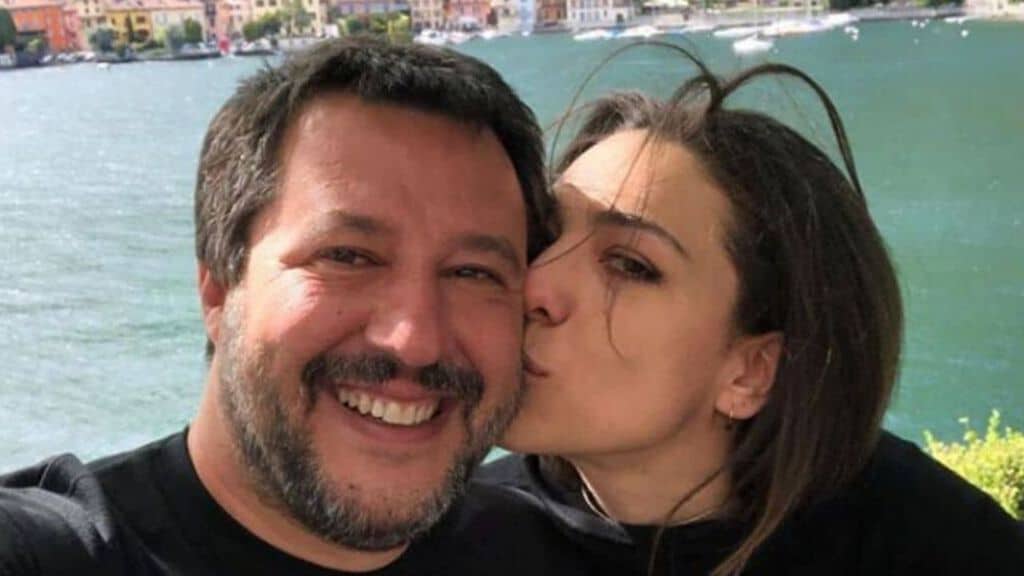 Matteo Salvini dibattito in camera da letto con Francesca Verdini