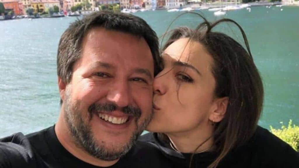 Matteo Salvini e Francesca Verdini