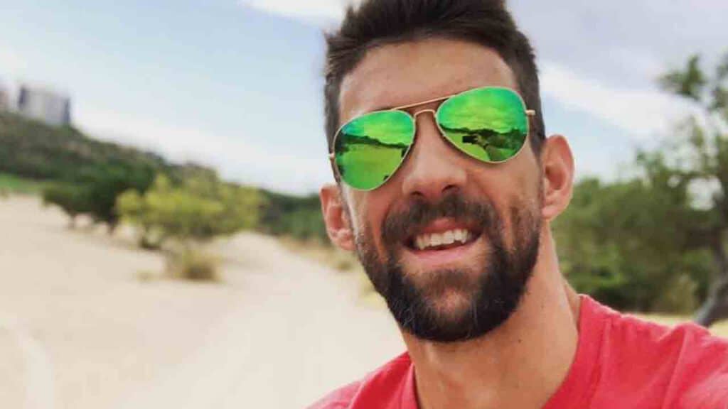 Primo piano di Michael Phelps