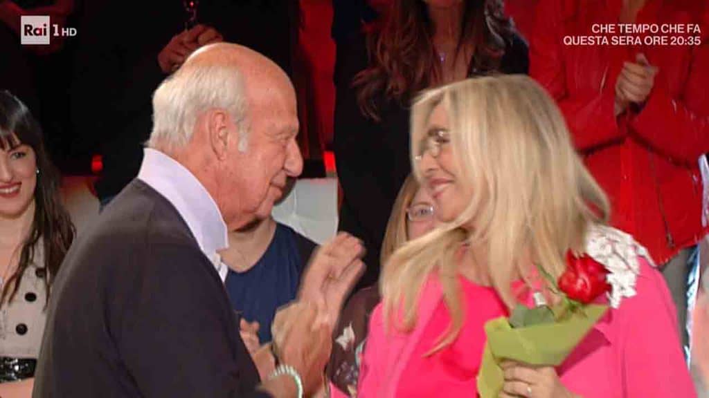 Nicola Carraro e Mara Venier