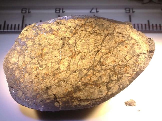 Un frammento del meteorite di Chelyabinsk. Foto: Qingzhu Yin, Univ. California-Davis