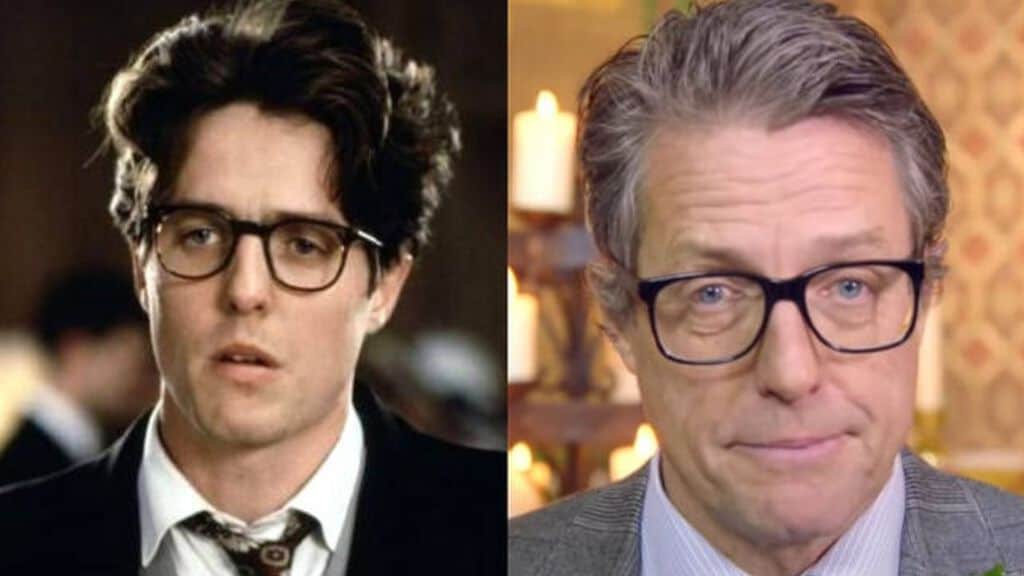 Hugh Grant anni 90 e ora