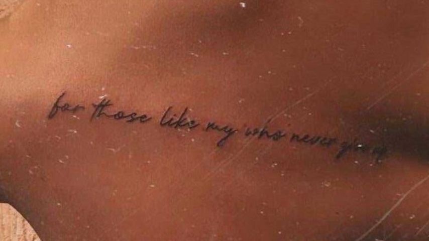 Il tatuaggio con l'errore grammaticale di Sara Affi Fella