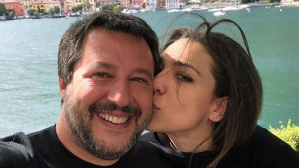 matteo salvini e francesca verdini