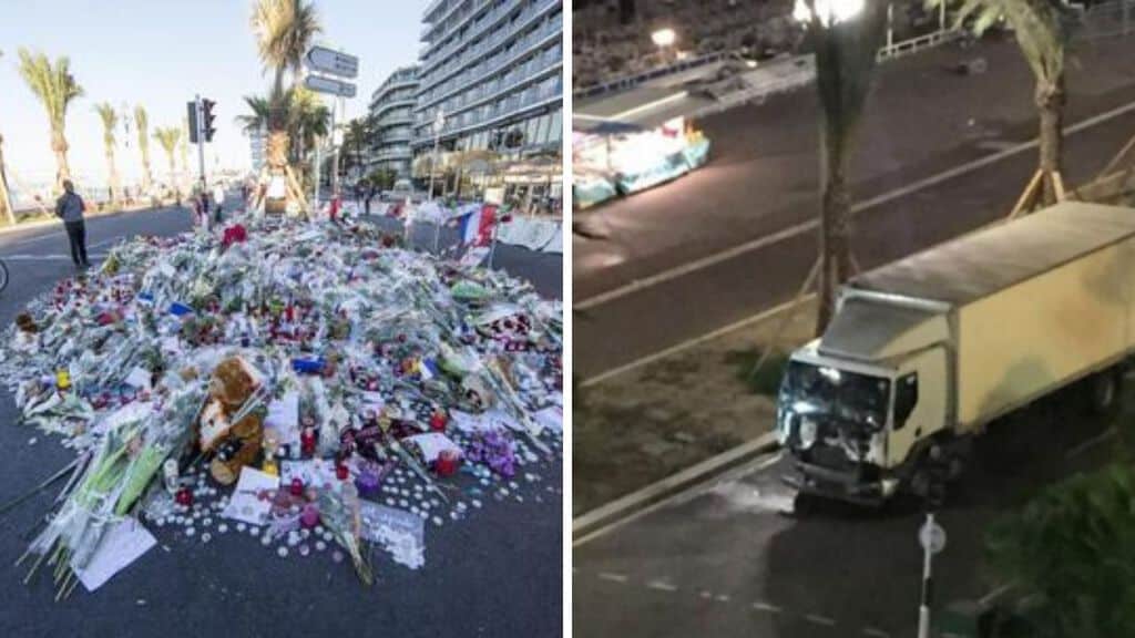 le immagini dell'attentato di Nizza