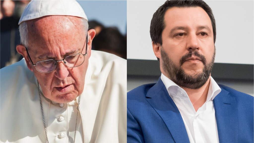 papa francesco e salvini