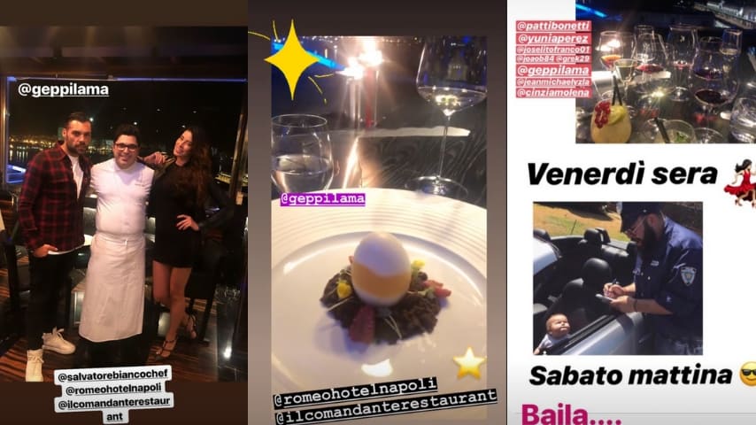 Le Stories di Aida Yespica su Instagram