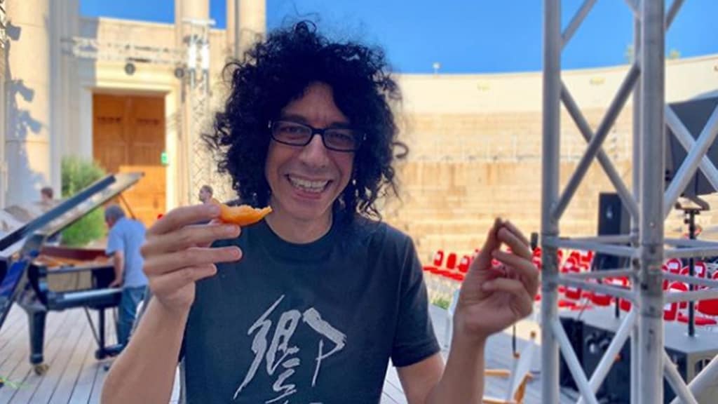 Giovanni Allevi, sul palco del suo tour 2019