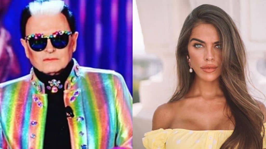 Cristiano Malgioglio e Violeta Mangrinan