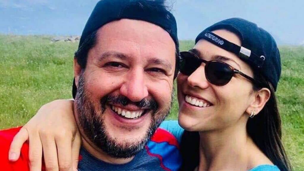 Matteo Salvini e Francesca Verdini Facebook