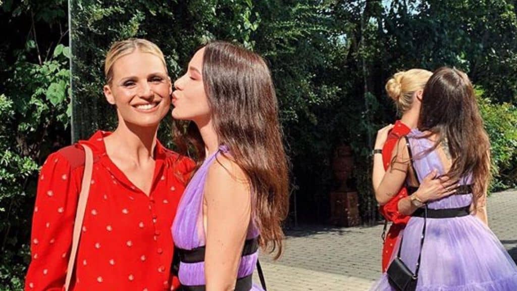 Michelle Hunziker e la figlia Aurora