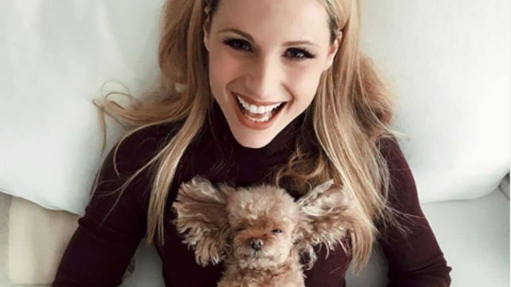Michelle Hunziker e il suo cane Lilly