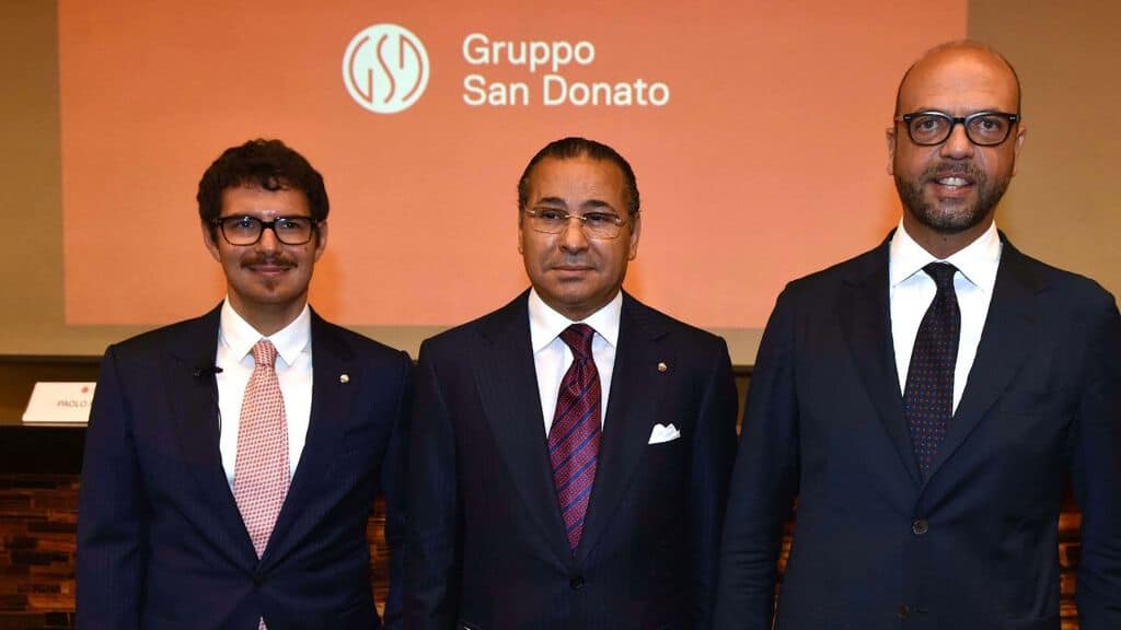 angelino alfano alla conferenza del gruppo ospedaliero san donato