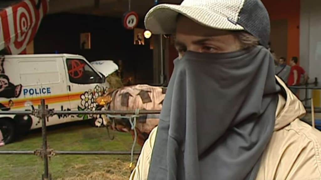 Bansky in un video del 2003