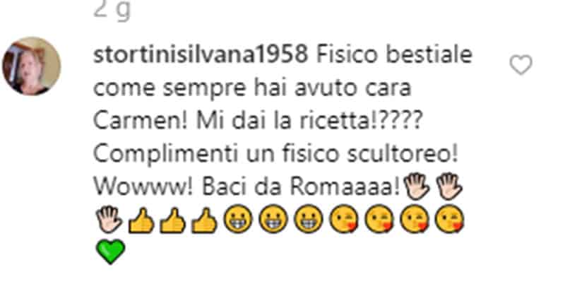 commento carmen russo