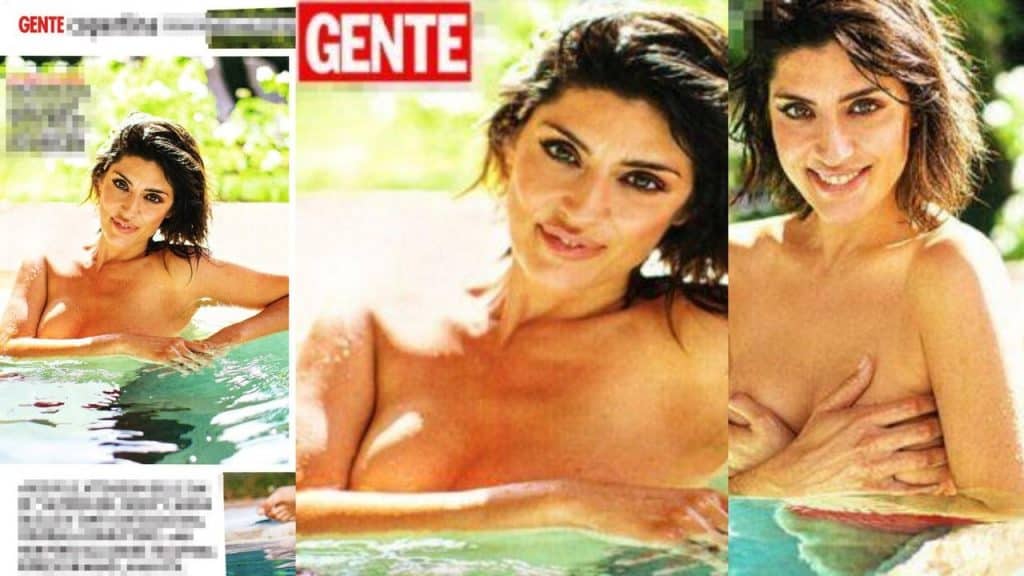 elisa isoardi in topless