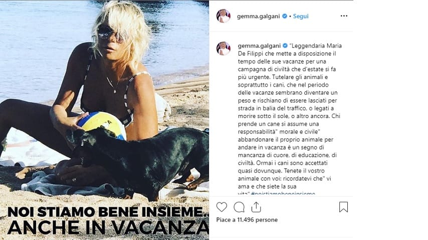 Gemma Galgani su Instagram