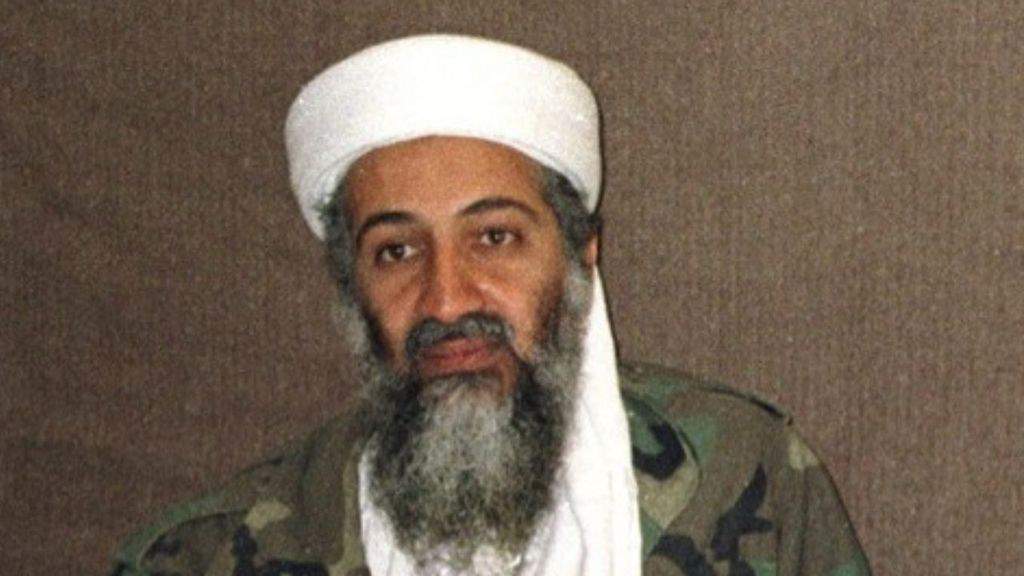 osama bin laden in un vecchio video