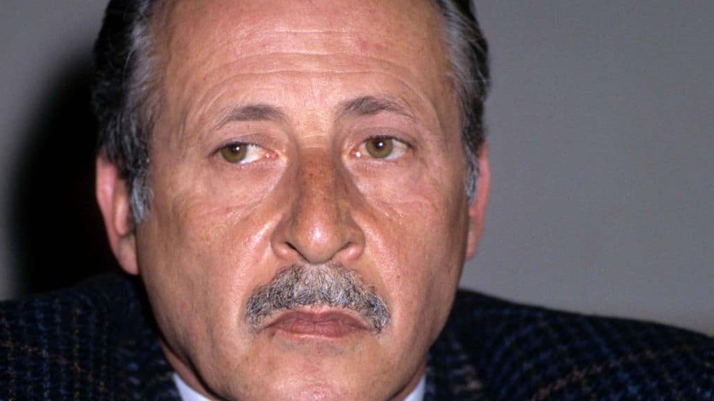 primissimo piano di paolo borsellino