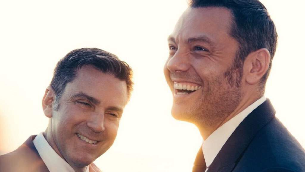 Tiziano Ferro e Victor Allen foto matrimonio