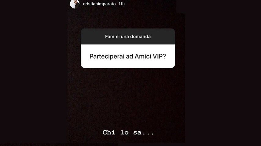 Amici Vip Cristian Imparato