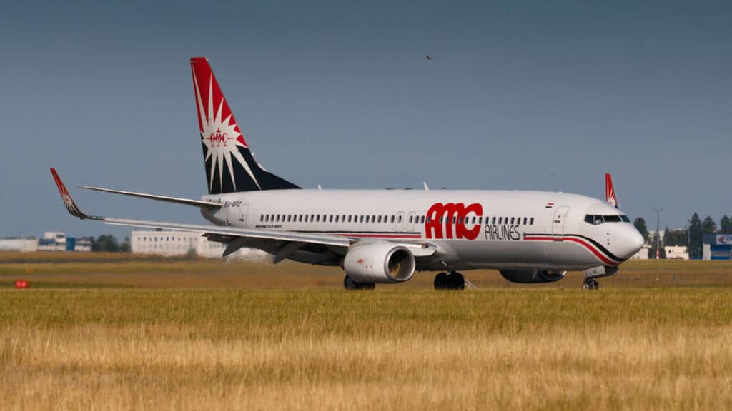 aereo in pista