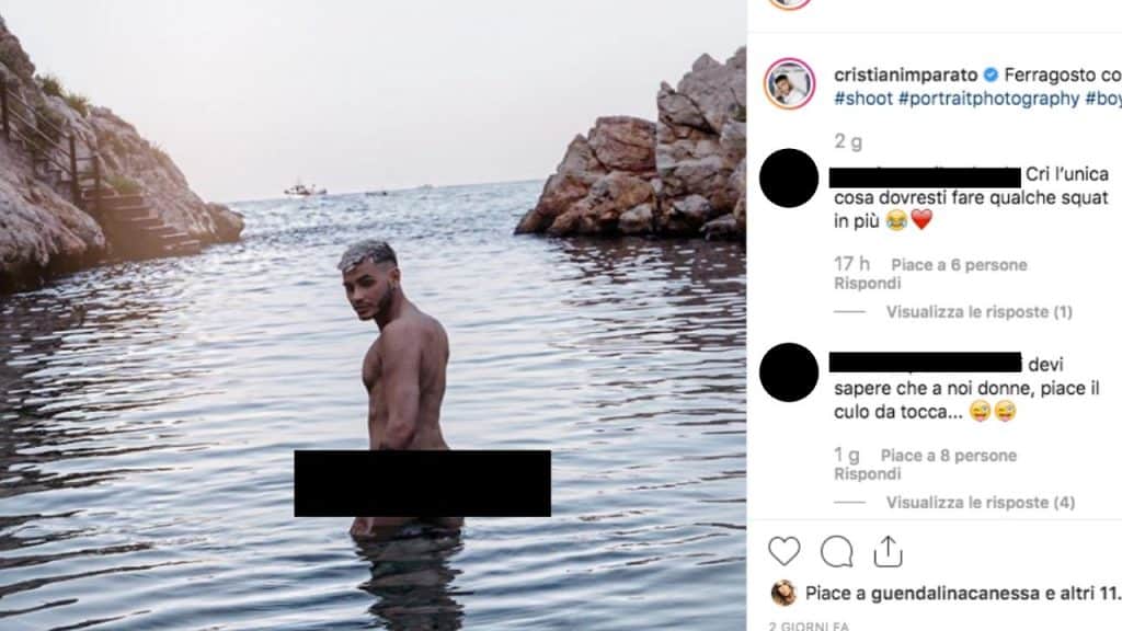 cristian imparato di spalle e nudo