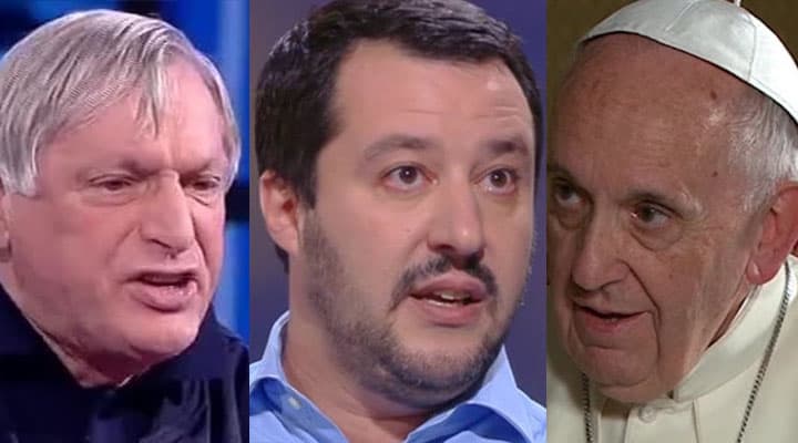 don Ciotti, Salvini e Papa Francesco