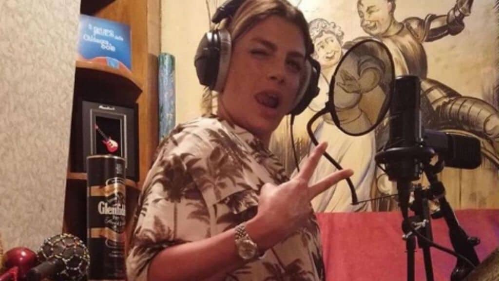 emma marrone in studio
