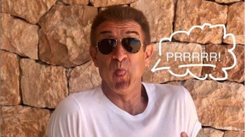 Ezio Greggio nel post che ha pubblicato sul suo profilo Instagram