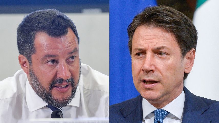 matteo salvini giuseppe conte