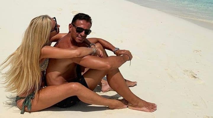 Federica Panicucci e Marco Bacini innamorati alle Maldive