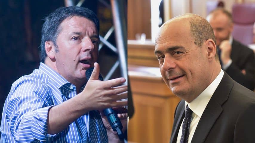 Renzi e Zingaretti