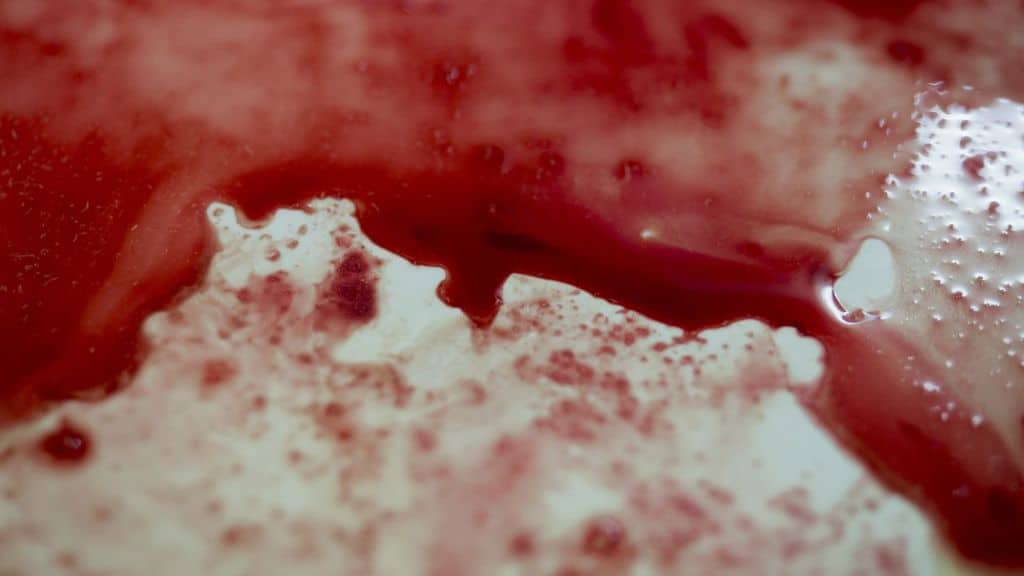 sangue che cola