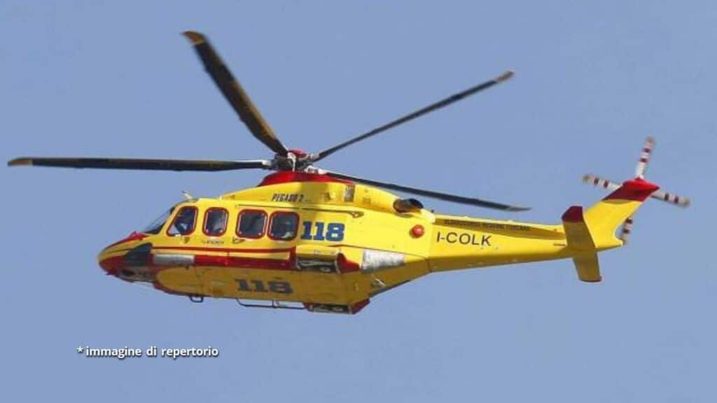 elicottero del soccorso alpino