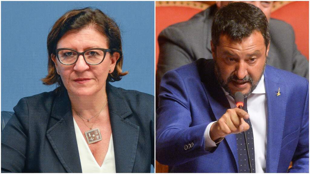 Ministro Trenta e il ministro Salvini
