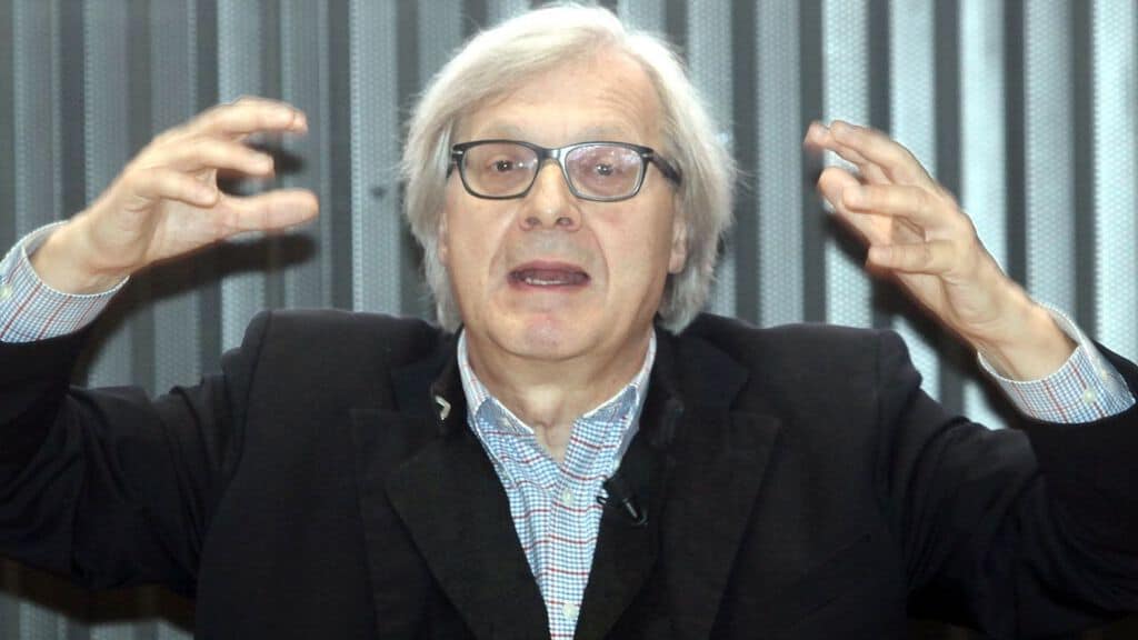 primo piano vittorio sgarbi