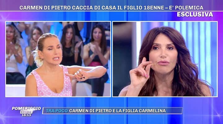 Barbara d'Urso e Carmen Di Pietro