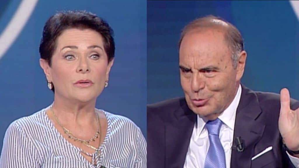 Lucia Panigalli e Bruno Vespa